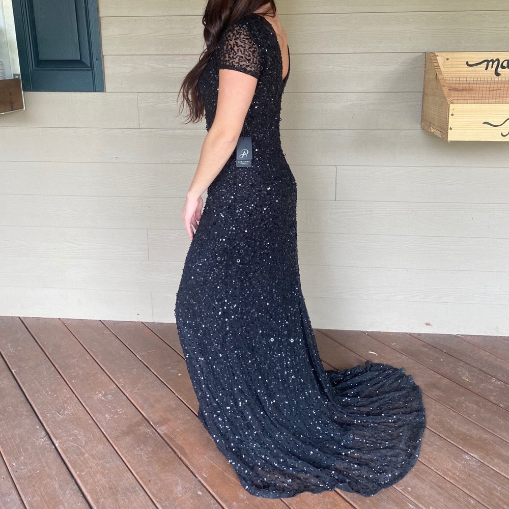 Black Sequin Dress